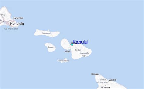 Kahului Tide Station Location Guide