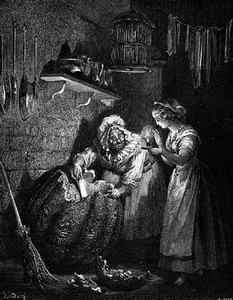 Illustration for "Cinderella" or "The Little Glass Slipper" -- by Gustave Dore (French,1832 ...