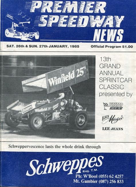 WARRNAMBOOL PREMIER SPEEDWAY - speedwayandroadracehistory