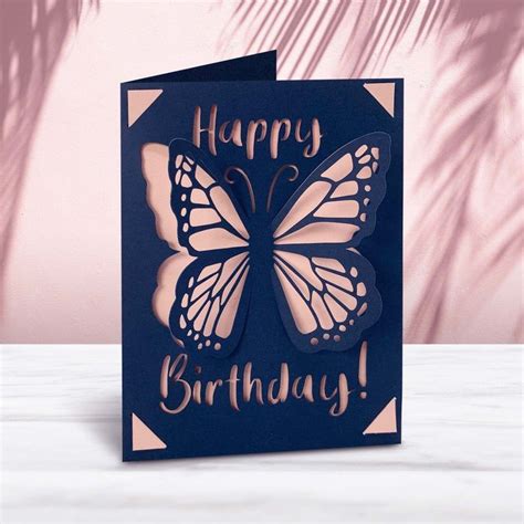 Cricut Joy Butterfly Pop up Card Template SVG File Instant Download ...