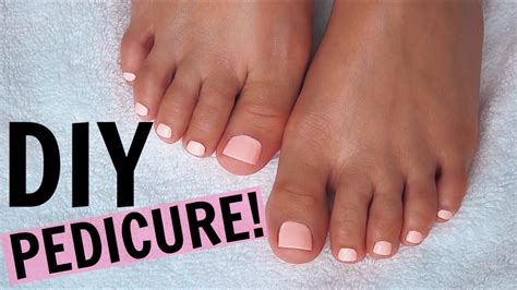 Step-By-Step Pedicure at HOME! | SAVE TIME + $$! - YouTube