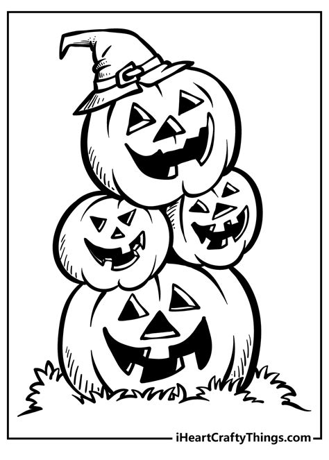 Printable Halloween Coloring Pages Free - Printable Templates