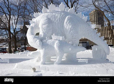 Quebec Winter Carnival Ice Sculptures