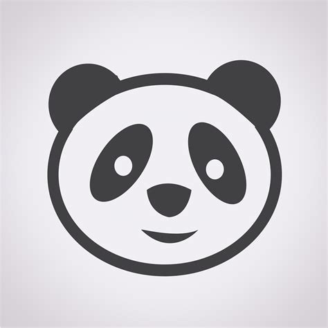 panda icon symbol sign 631849 Vector Art at Vecteezy