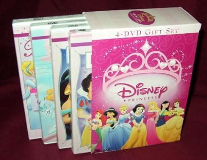 Amazon.com: Disney Princess 4-DVD Gift Set: Princess Stories Volumes 1 ...