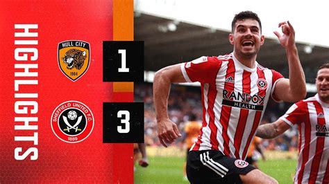 Hull City 1-3 Sheffield United | EFL Championship highlights | John ...