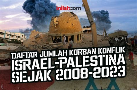 INFOGRAFIS: Jejak Duka Korban Konflik Israel vs Palestina 2008-2023 - inilahjateng.com