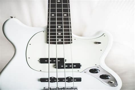 White Electric Guitar Royalty Free Photo