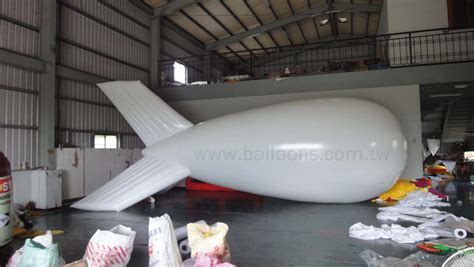 Custom 40ft inflatable fins blimp | Helium blimp | Giant Balloon