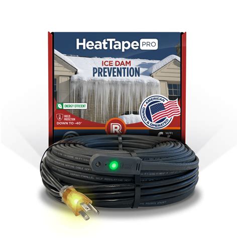 Self-regulation heating cables installation for Roof and Gutter de-icing