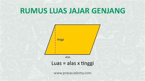 Prisma Jajar Genjang Rumus Luas - IMAGESEE