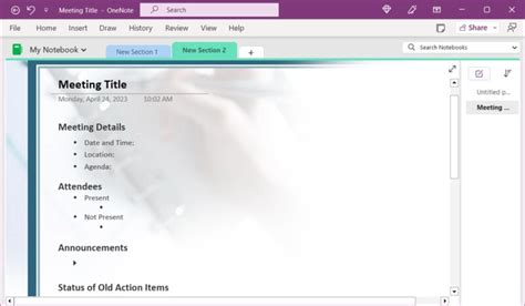 12+ OneNote Templates for Productivity - Make Tech Easier