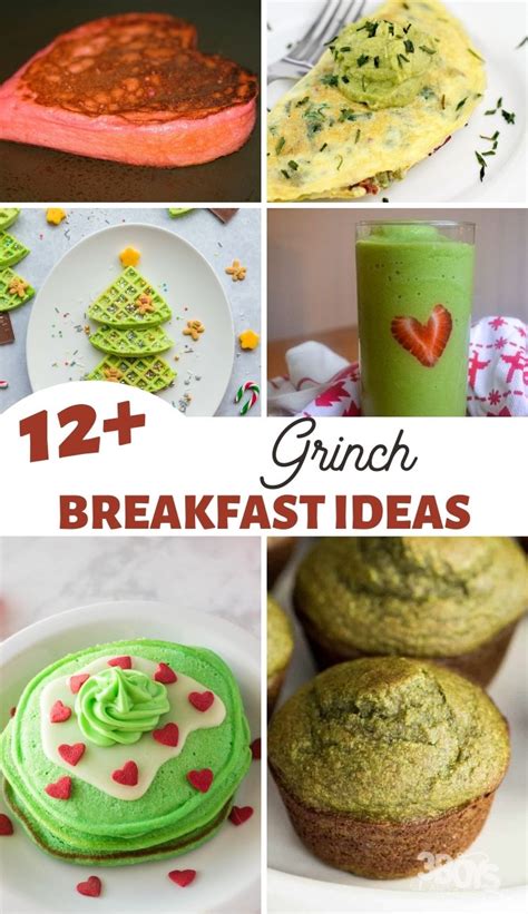 Grinch Breakfast Recipe Ideas - 3 Boys and a Dog