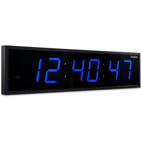 Reviews for Ivation 36 in. Large Digital Wall Clock, LED Digital Clock ...