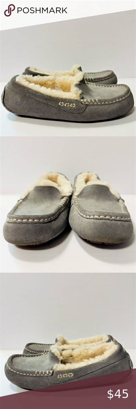 UGG Ansley Water Resistant Suede Wool Lined Slippers Size 8 | Uggs ...