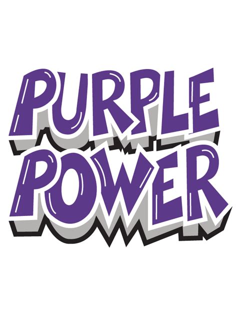 Purple Power Temporary Tattoo - Ships in 24 Hours!