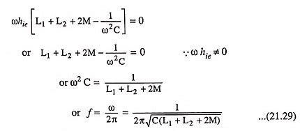 Hartley Oscillator using Transistor Analysis - EEEGUIDE.COM