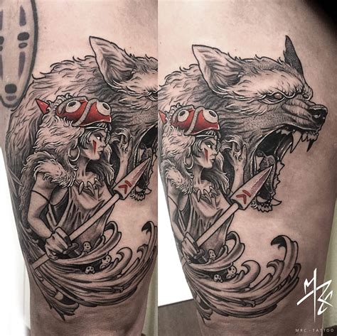 Princess mononoke tattoo #princessmononoke #princessmononoketattoo #studioghibli #hayaomiazaki # ...