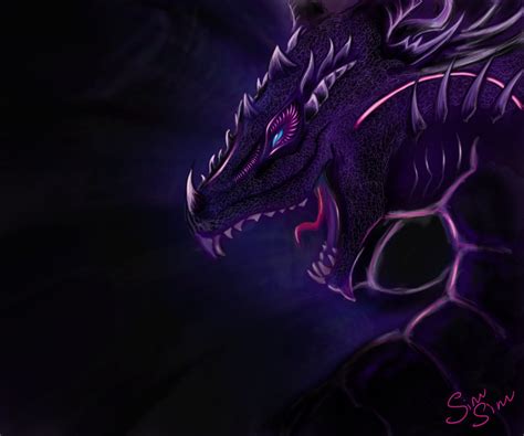 Purple Dragon Wallpaper - WallpaperSafari