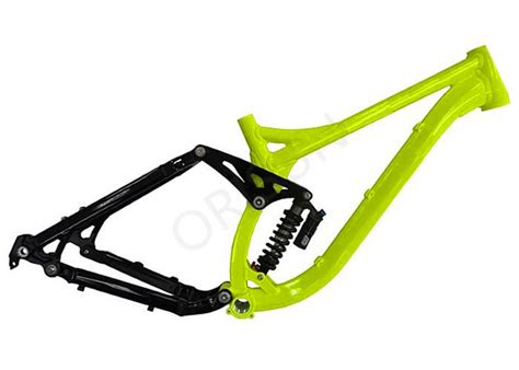 26 Inch Full Suspension Mountain Bike Frame 200mm Travel Downhill / Freeride