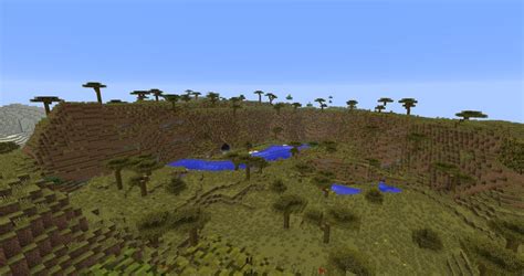 Savanna and Savanna Plateau biomes are beautiful : Minecraft