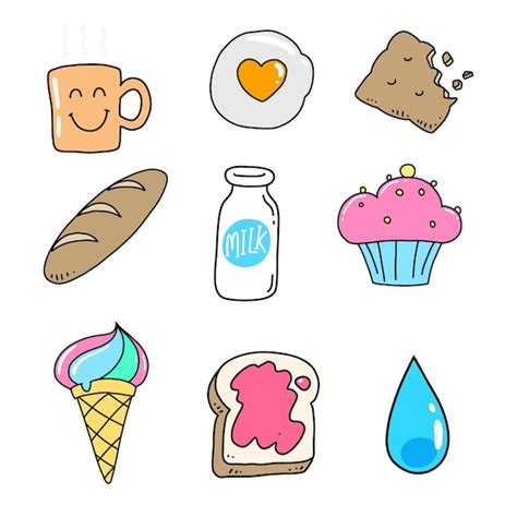 Printable Cute Drawings Kawaii Foods | lupon.gov.ph