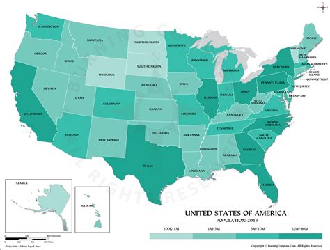 US Population Map HD
