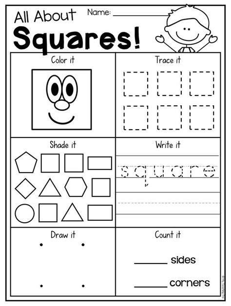 Kindergarten 2D and 3D Shapes Worksheets | Shapes worksheet kindergarten, Shapes kindergarten ...