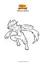 Coloring page Pokemon Zeraora - Supercolored.com