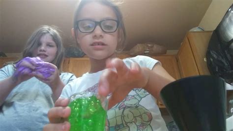 Playing with lava lamp SLIME - YouTube