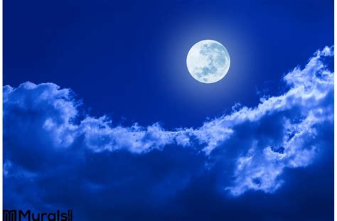 Full Moon Night Sky Art