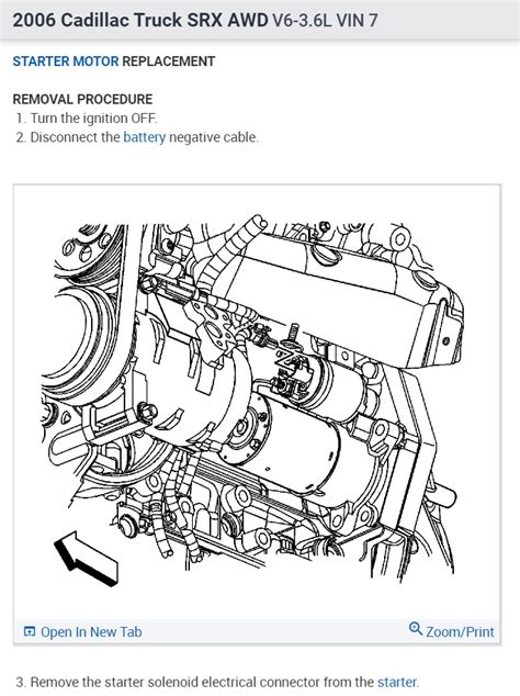 Where Is the Starter Located and Replacement Instructions Needed?