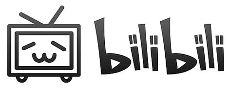 Bilibili black logo landscape transparent PNG - StickPNG