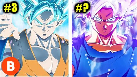 Dragon Ball: 10 Strongest Saiyan Transformations Ranked - YouTube