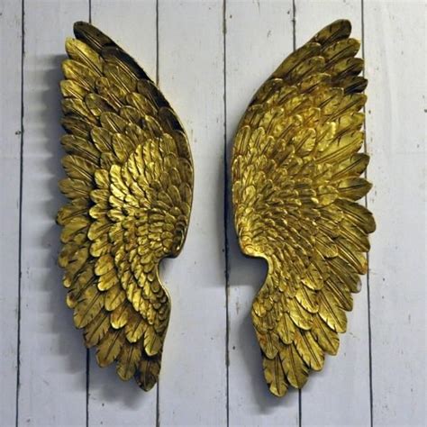 Antique Gold Angel Wings Wall Art | Wall sculpture art, Angel wings wall art, Gold angel wings