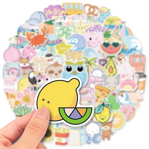 Graffiti Skateboard Cute Kawaii Stickerss For Travel, Car, Laptop, IPad, Bicycle, Motorcycle ...