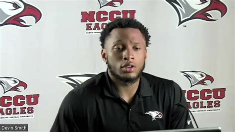 NCCU Football Head Coach Trei Oliver and sophomore Wide Receiver Devin ...