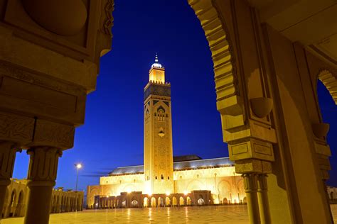Hassan II Mosque at Night (2) | Casablanca | Pictures | Morocco in ...