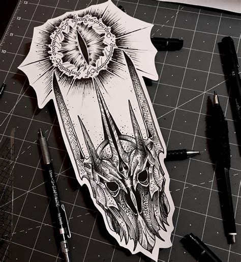 Eye Of Sauron Drawing