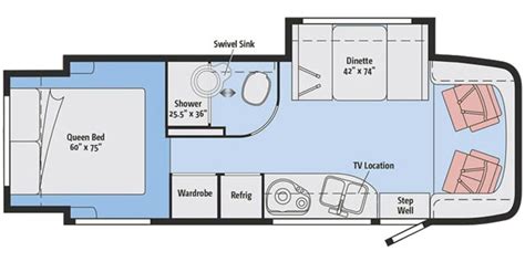 Winnebago View 24G Floor Plan - floorplans.click