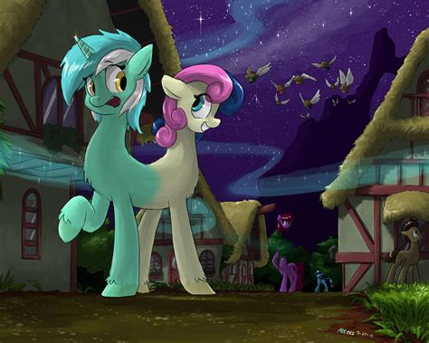 Lyra and Bon Bon of the Dream World by Atteez on DeviantArt