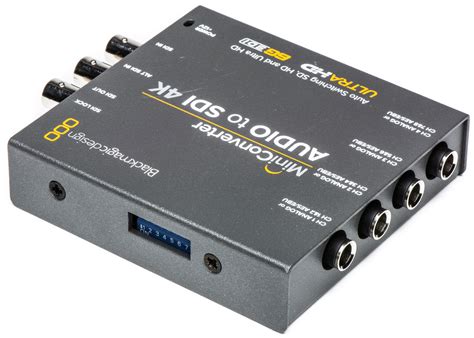 Blackmagic Mini Converter - Audio to SDI 4K - Embedder - Bstock (Open Box/No Inside Packaging)