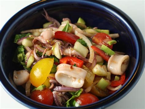 Calamari Salad | Recipe | Healthy salad recipes, Entree recipes, Food