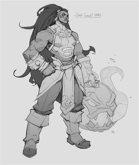 Pyroowdaily パイロ on Twitter: "Illaoi initial sketch #LeagueOfLegends #L #illaoi #characterart ...