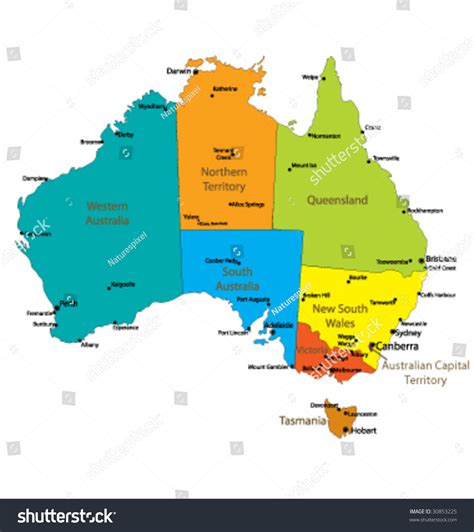 Major Cities In Australia Map ~ AFP CV