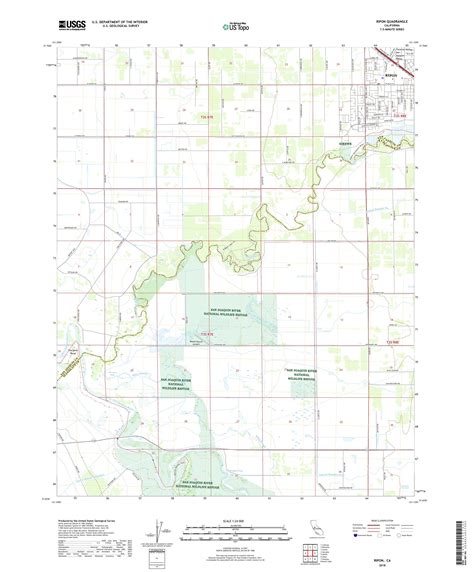 MyTopo Ripon, California USGS Quad Topo Map