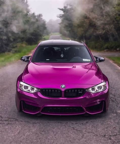 Purple BMW M4 in the forest | Bmw m4, Bmw, Luxury cars