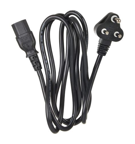 Vexclusive Computer Power Cable Cord for Desktops PC and Printers/Monitor SMPS Power Cable IEC ...