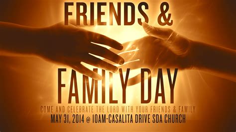 community-guest-sabbath | Trust god | Friends day, Friends family, Family day