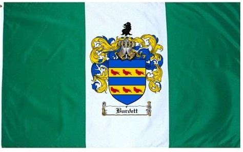 Burdett Coat of Arms Flag / Family Crest Flag - Coat of Arms